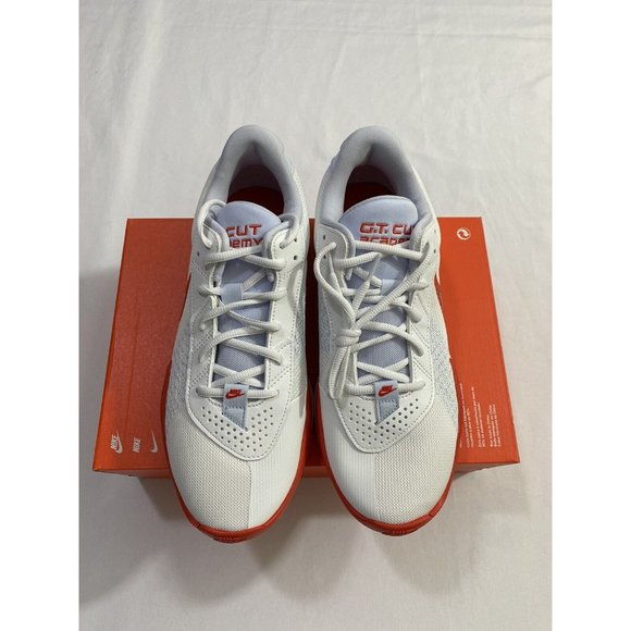 New Mens Size 10 White Silver Nike G.T. Cut Academy Basketball Shoe FB2599 101 main image 4